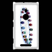 Coque Nokia Lumia 925 Rangée de ballon de rugby