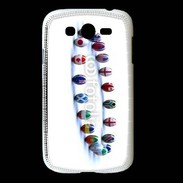 Coque Samsung Galaxy Grand Rangée de ballon de rugby