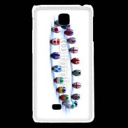 Coque LG F5 Rangée de ballon de rugby