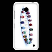 Coque Nokia Lumia 630 Rangée de ballon de rugby