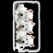 Coque Samsung Galaxy Note 2 Trio de chiot Terrier