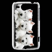 Coque HTC Wildfire G8 Trio de chiot Terrier