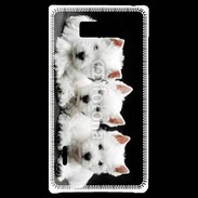 Coque LG Optimus L7 Trio de chiot Terrier