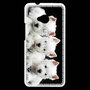 Coque HTC One Trio de chiot Terrier