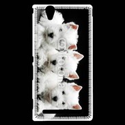 Coque Sony Xperia T2 Ultra Trio de chiot Terrier