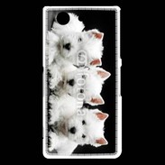 Coque Sony Xperia Z3 Compact Trio de chiot Terrier