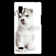 Coque LG Optimus L9 Chiot Husky Sibérien 500