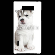 Coque LG Optimus L7 Chiot Husky Sibérien 500