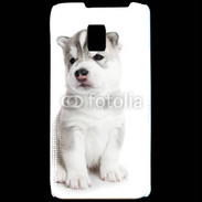 Coque LG P990 Chiot Husky Sibérien 500