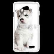 Coque LG L70 Chiot Husky Sibérien 500