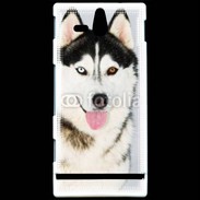 Coque Sony Xperia U portrait Husky 500
