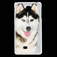 Coque LG F5 portrait Husky 500