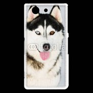 Coque Sony Xperia Z3 Compact portrait Husky 500