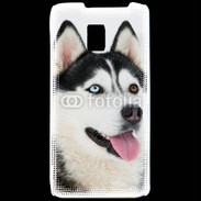 Coque LG P990 portrait Husky 510