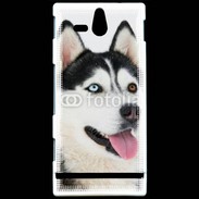 Coque Sony Xperia U portrait Husky 510