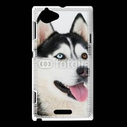 Coque Sony Xperia L portrait Husky 510