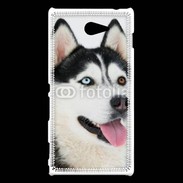 Coque Sony Xperia M2 portrait Husky 510