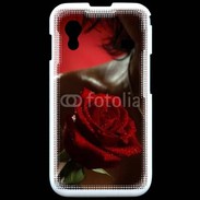 Coque Samsung ACE S5830 Belle rose rouge 500