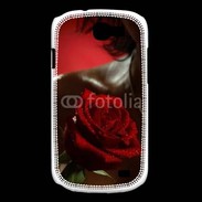 Coque Samsung Galaxy Express Belle rose rouge 500