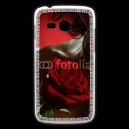 Coque Samsung Galaxy Ace3 Belle rose rouge 500