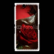 Coque Sony Xpéria Z Ultra Belle rose rouge 500