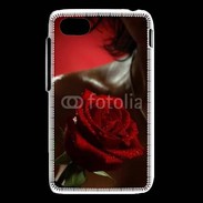 Coque Blackberry Q5 Belle rose rouge 500