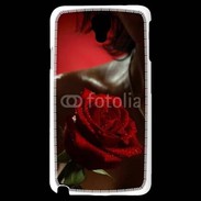 Coque Samsung Galaxy Note 3 Light Belle rose rouge 500