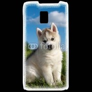 Coque LG P990 Chiot Husky Sibérien 510