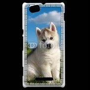 Coque Sony Xperia M Chiot Husky Sibérien 510