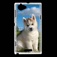 Coque Sony Xperia L Chiot Husky Sibérien 510