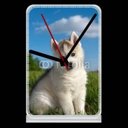Pendule de bureau Chiot Husky Sibérien 510