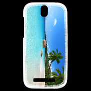 Coque HTC One SV Belle plage