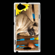 Coque Sony Xperia L Chiot Carlin