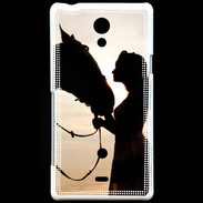 Coque Sony Xperia T Amour de cheval 10