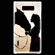 Coque LG Optimus L7 Amour de cheval 10