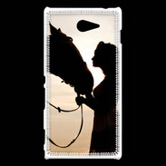 Coque Sony Xperia M2 Amour de cheval 10