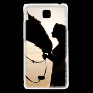 Coque LG F5 Amour de cheval 10