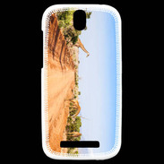 Coque HTC One SV Savane Girafe d'Afrique
