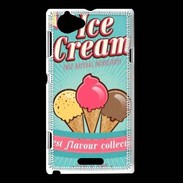 Coque Sony Xperia L Glace Vintage 10