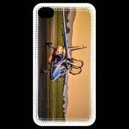 Coque iPhone 4 / iPhone 4S Alfa Jet au couché de soleil