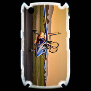 Coque Blackberry 8520 Alfa Jet au couché de soleil
