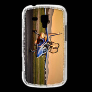 Coque Samsung Galaxy Trend Alfa Jet au couché de soleil