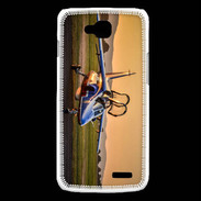 Coque LG L90 Alfa Jet au couché de soleil