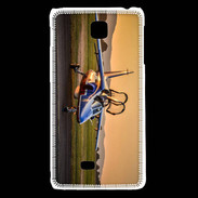 Coque LG F5 Alfa Jet au couché de soleil