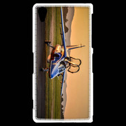 Coque Sony Xperia Z2 Alfa Jet au couché de soleil