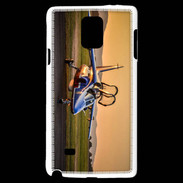Coque Samsung Galaxy Note 4 Alfa Jet au couché de soleil