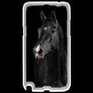 Coque Samsung Galaxy Note 2 Cheval noir