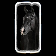 Coque Samsung Galaxy S3 Cheval noir