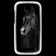 Coque HTC One SV Cheval noir
