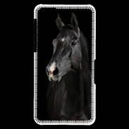 Coque Blackberry Z10 Cheval noir